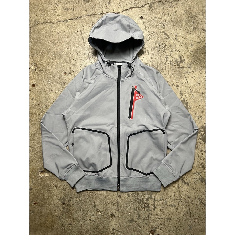 2008 Vintage Nike ACG Softshell Taped Jacket Size M 266142-065